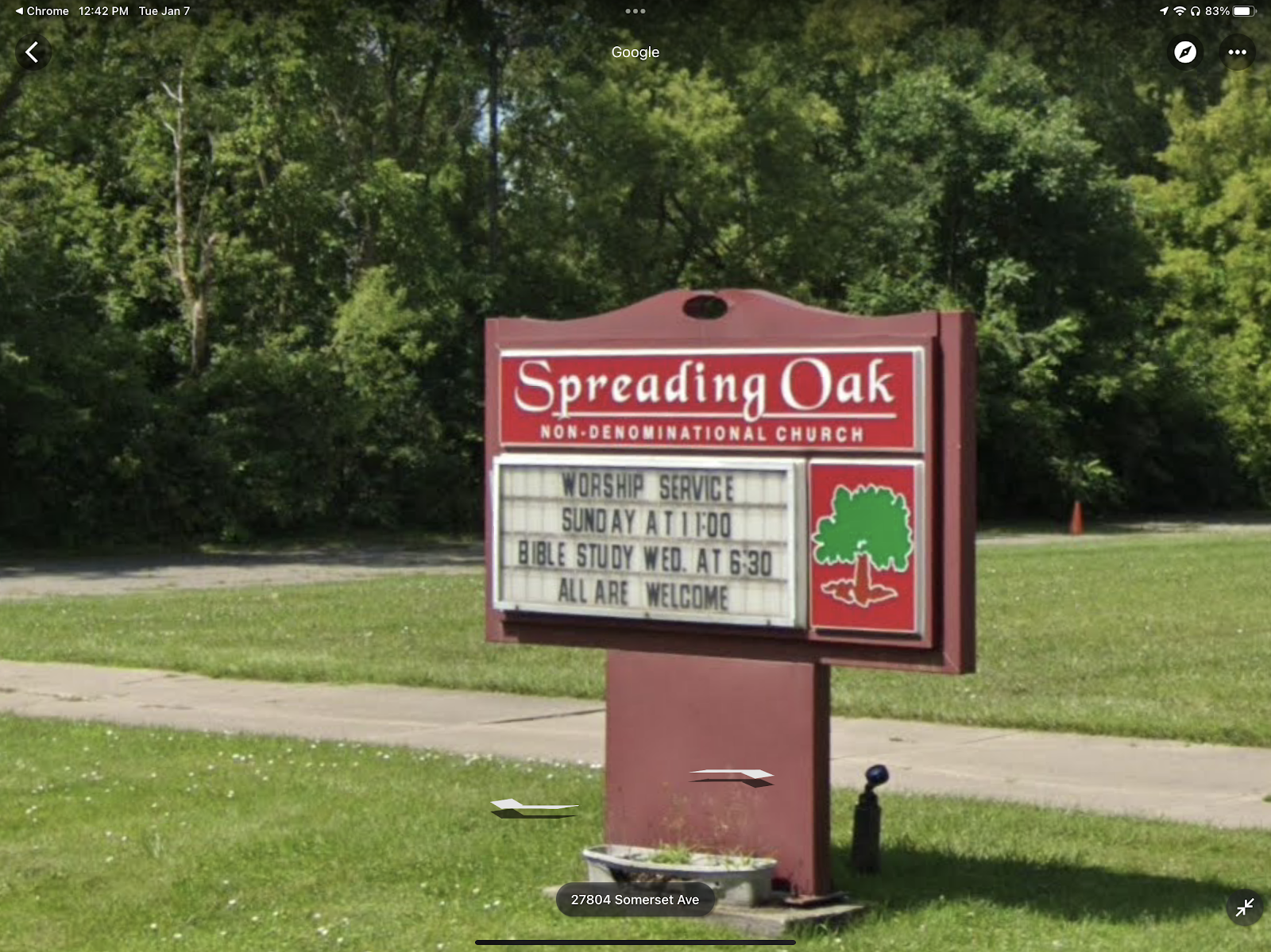 Spreading Oak Church in Inkster